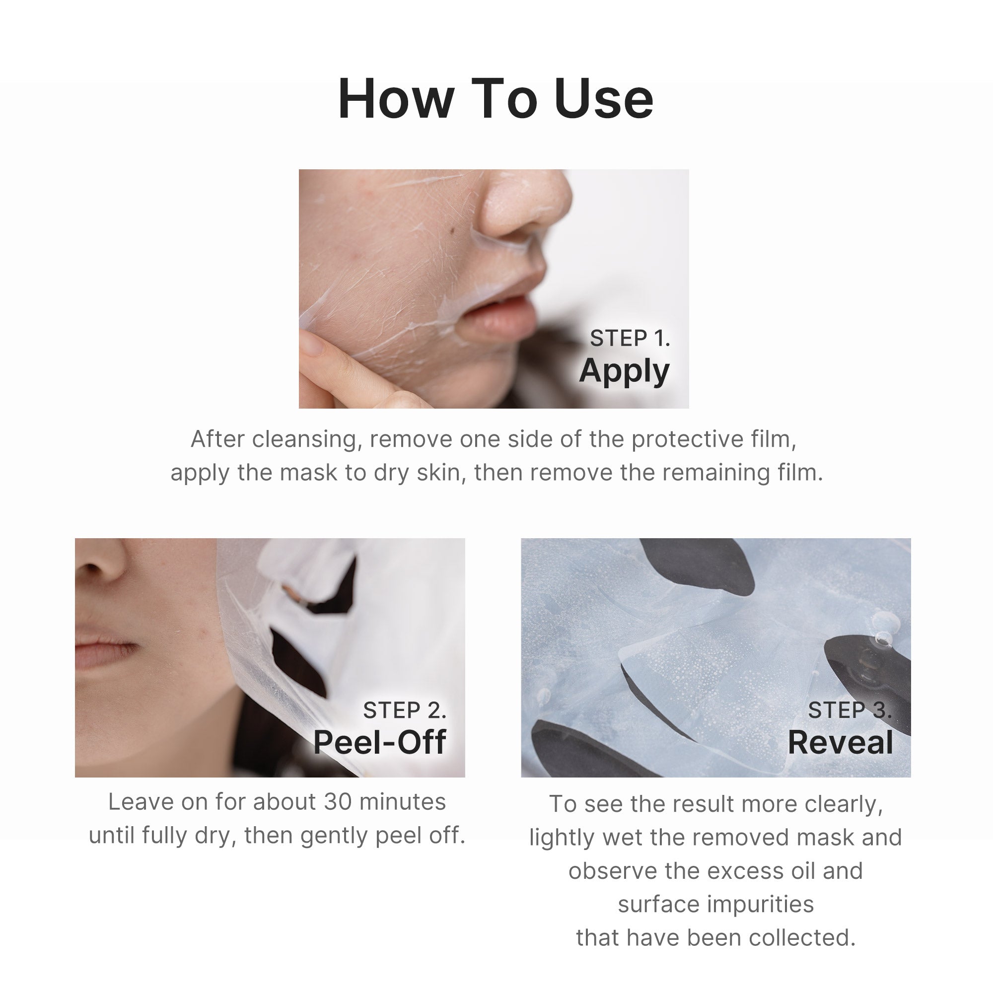 hypochlorous acid peel mask