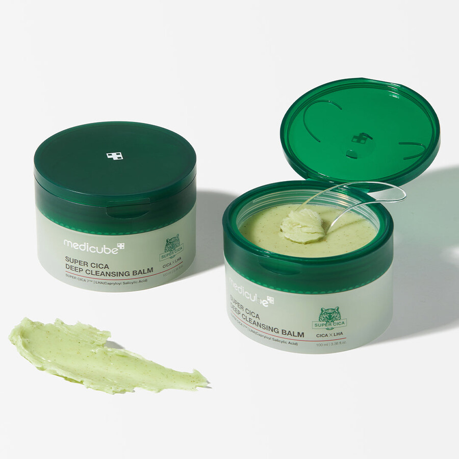 medicube super cica eksfolierende rensende balsam