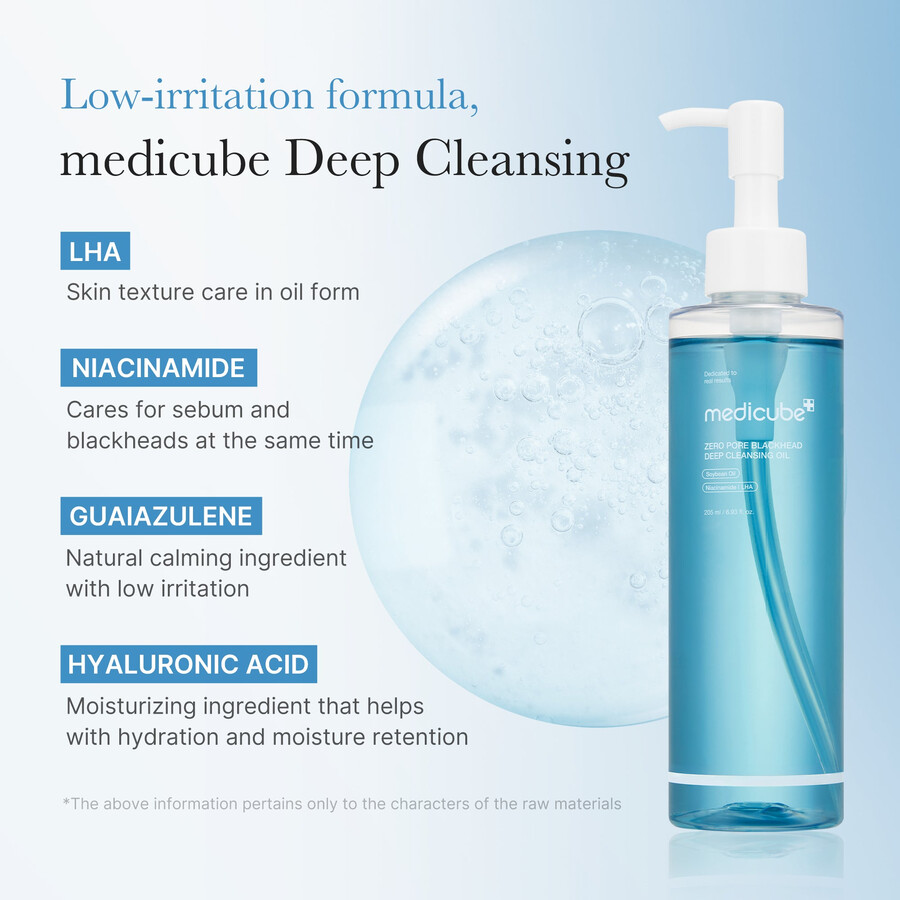 medicube zero pore blackhead dybderensende olie