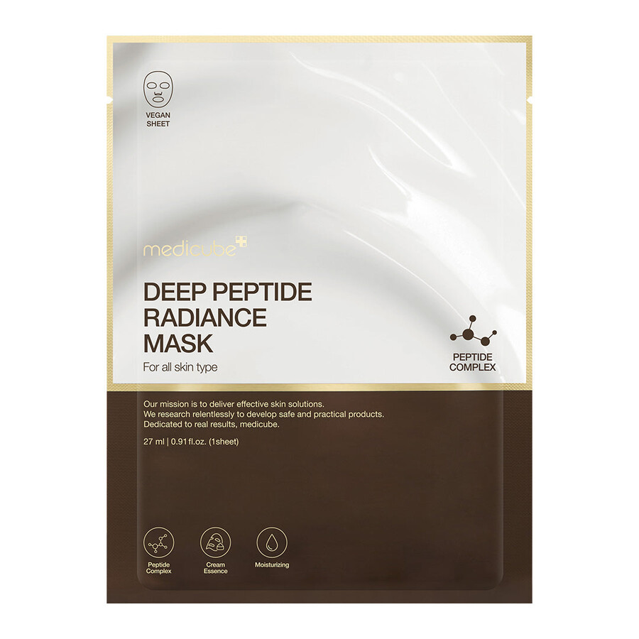 medicube deep peptide radiance mask