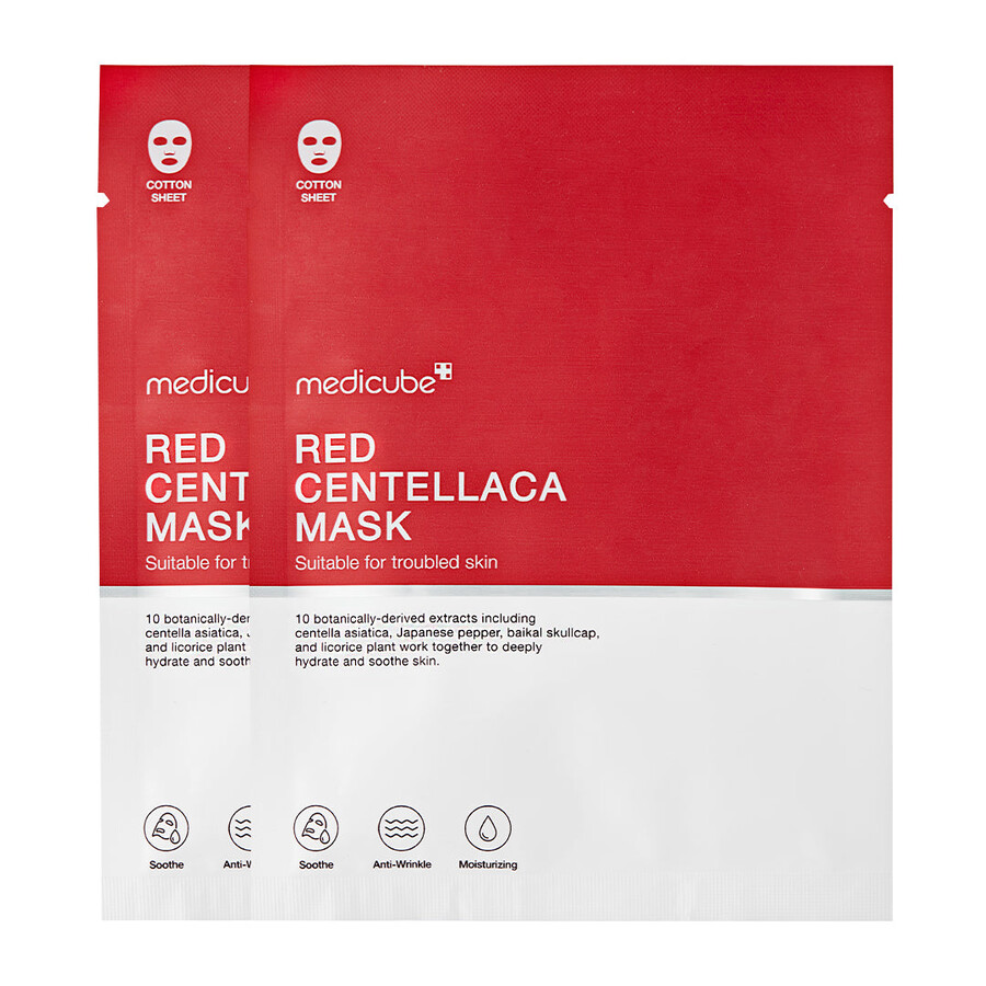 medicube rød centellaca-maske