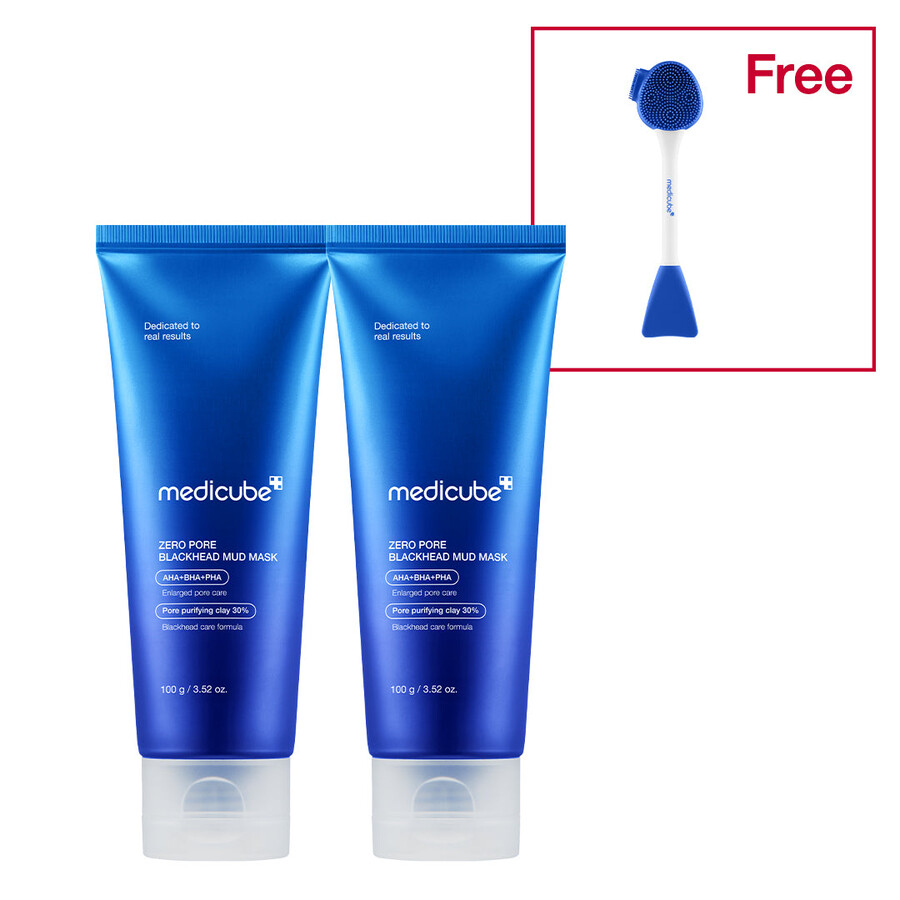 medicube zero pore hudorme muddermaske
