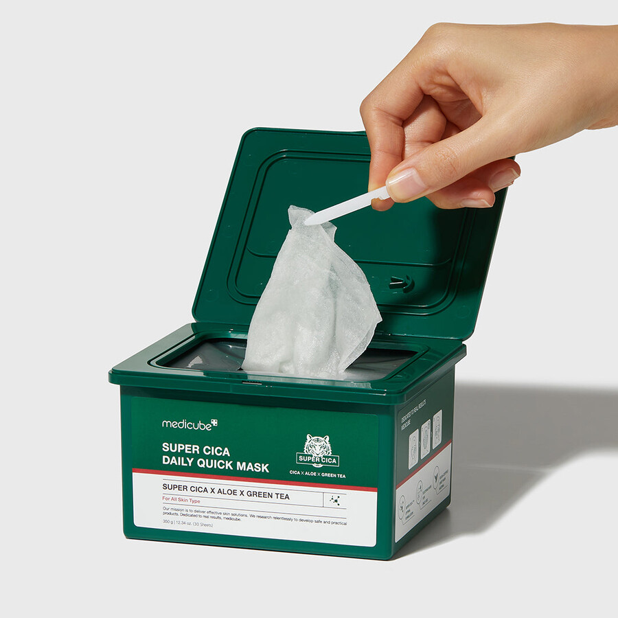 medicube super cica daglige hurtige masker