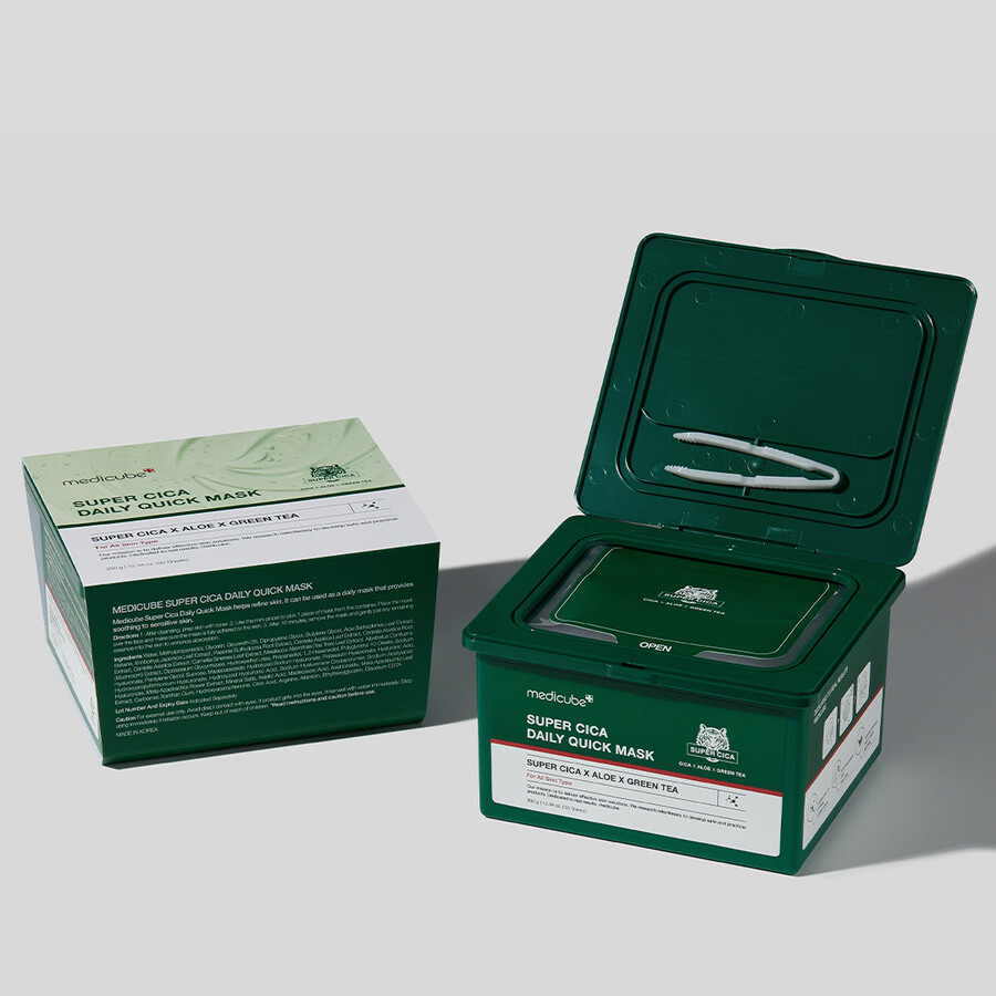 medicube super cica daglige hurtige masker