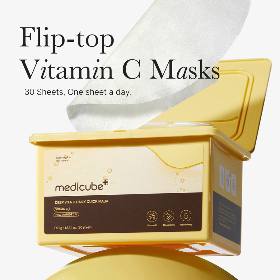 medicube deep vita c daglige hurtige masker