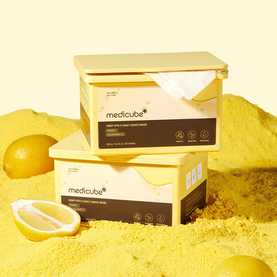 medicube deep vita c daglige hurtige masker