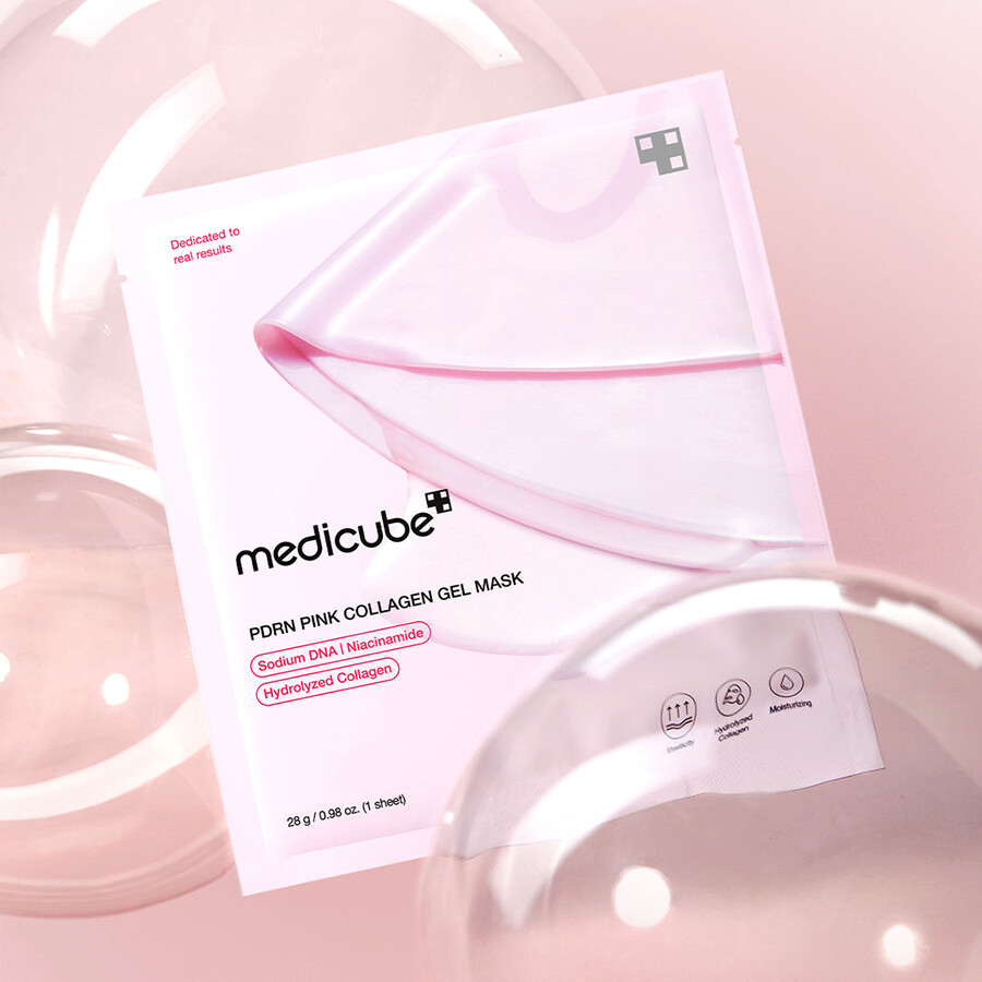 medicube salmon pdrn pink kollagen jelly gel maske