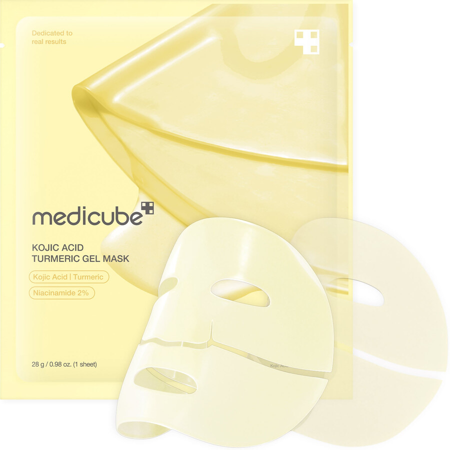 medicube kojicsyre gurkemeje guld gelé gelmaske