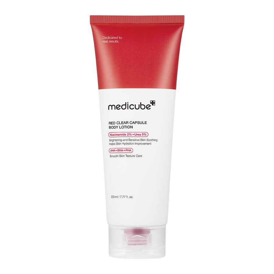 medicube rød klar kapsel bodylotion