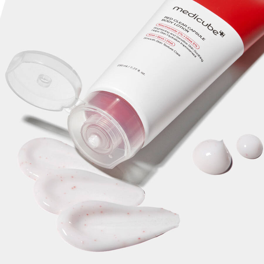 medicube rød klar kapsel bodylotion