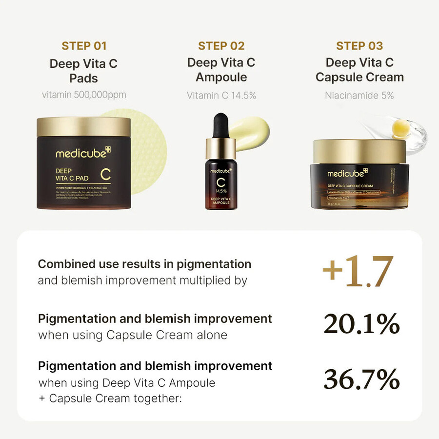 medicube deep vita c kapselcreme