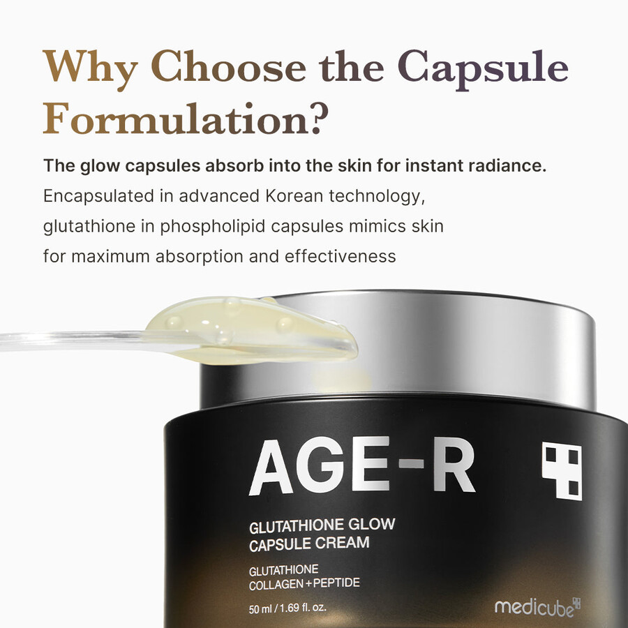 medicube age-r glutathion glow kapselcreme