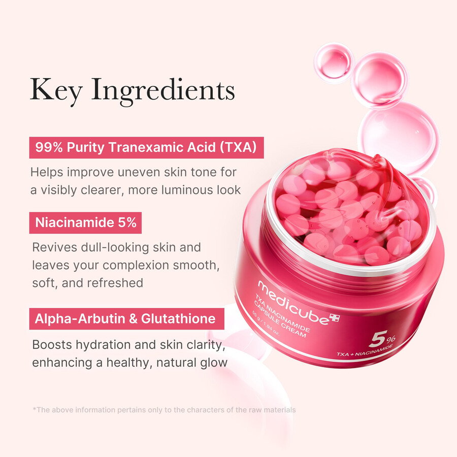 medicube txa niacinamid kapselcreme