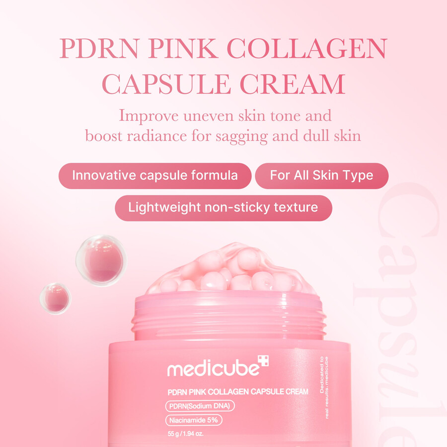 medicube pdrn pink kollagen kapselcreme