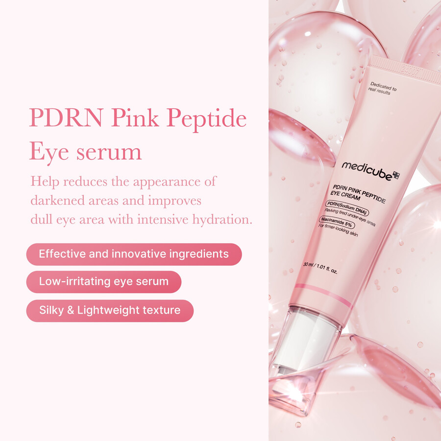 medicube pdrn pink peptide Øjencreme