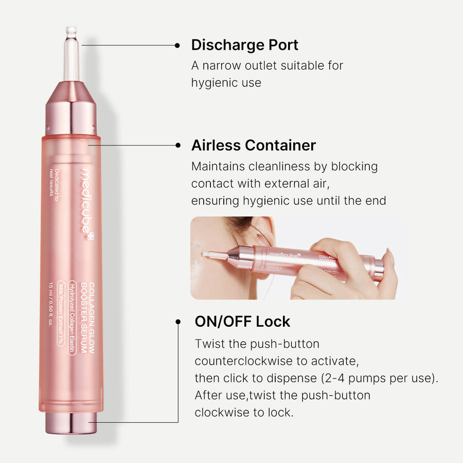 medicube collagen glow booster milk serum