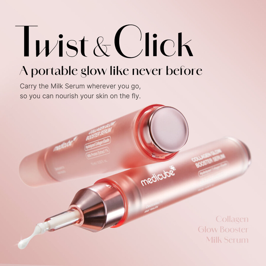 medicube collagen glow booster milk serum