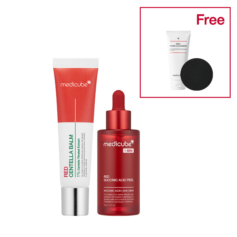 medicube 21 rød ravsyre rensende booster serum