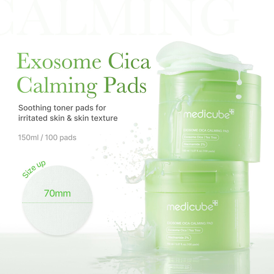 medicube exosome cica beroligende tonerpuder