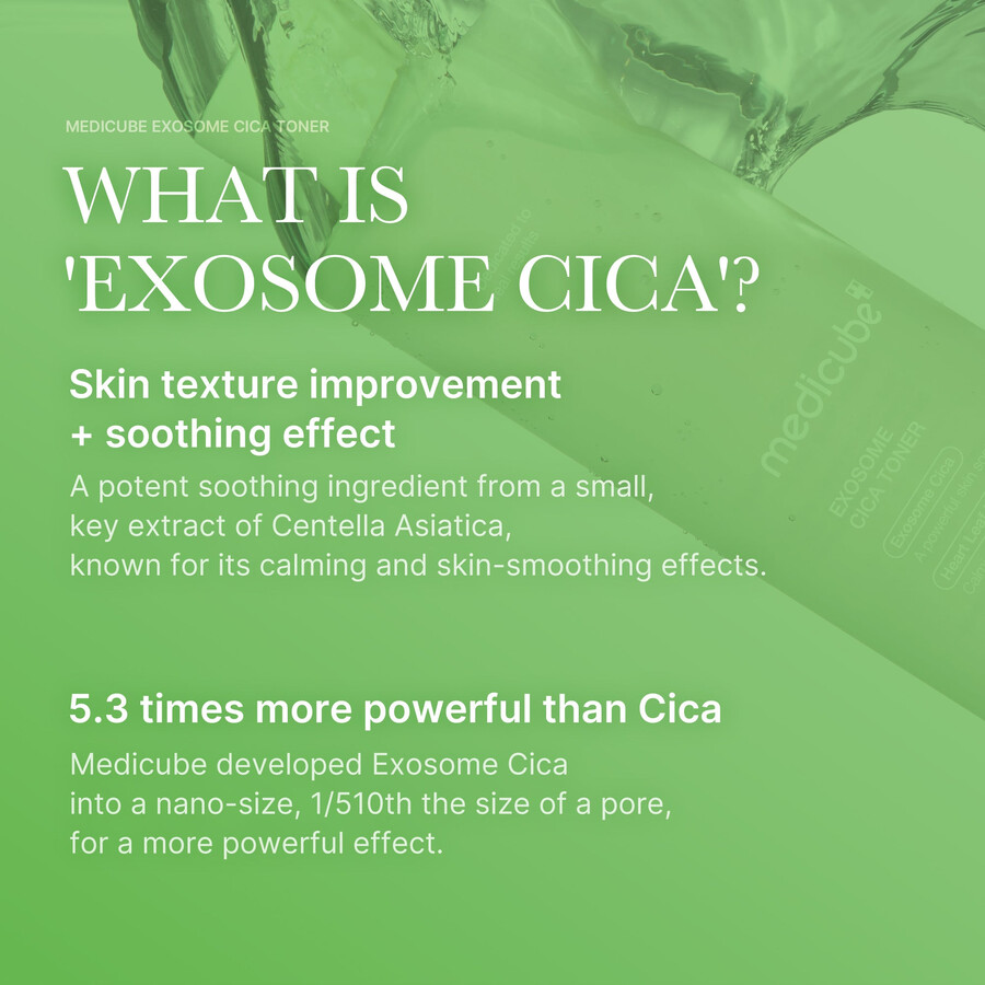 medicube exosome cica beroligende toner