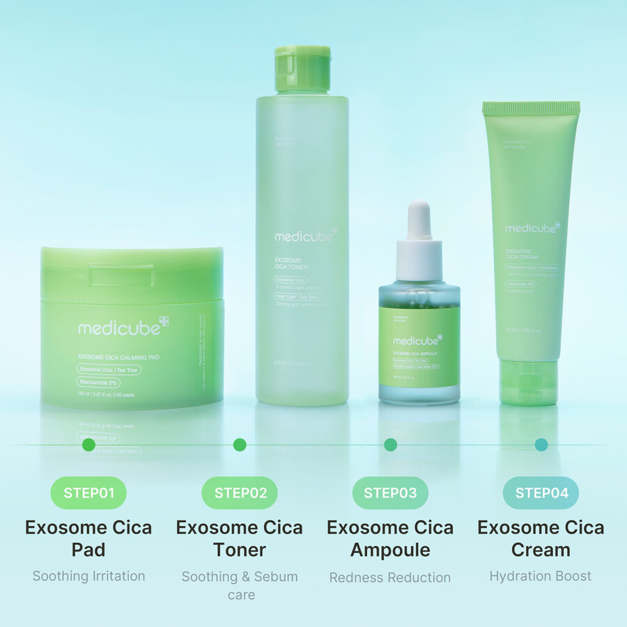 medicube exosome cica beroligende toner