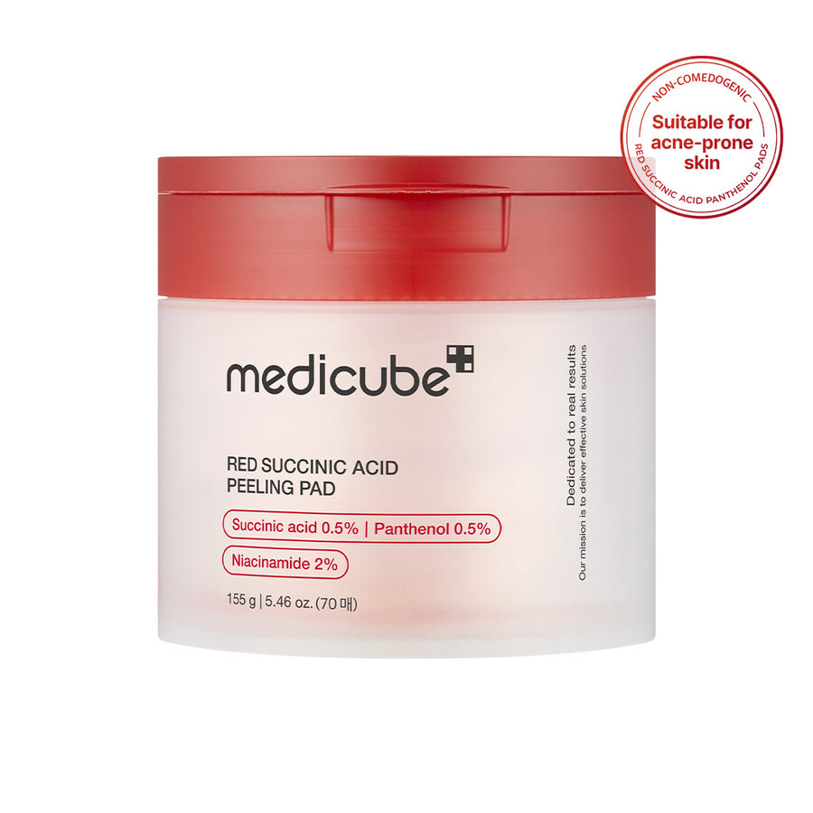 medicube røde ravsyre panthenol puder