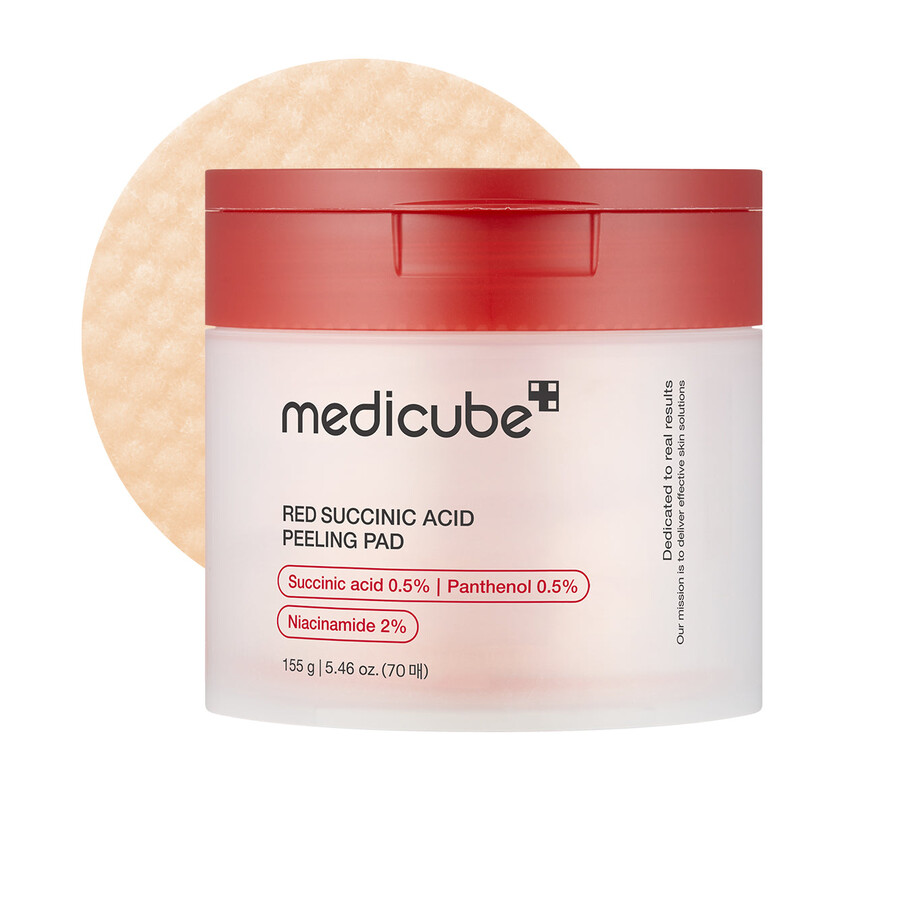 medicube røde ravsyre panthenol puder