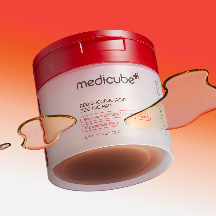 medicube røde ravsyre panthenol puder