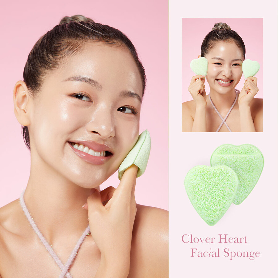 medicube clover heart ansigtssvamp