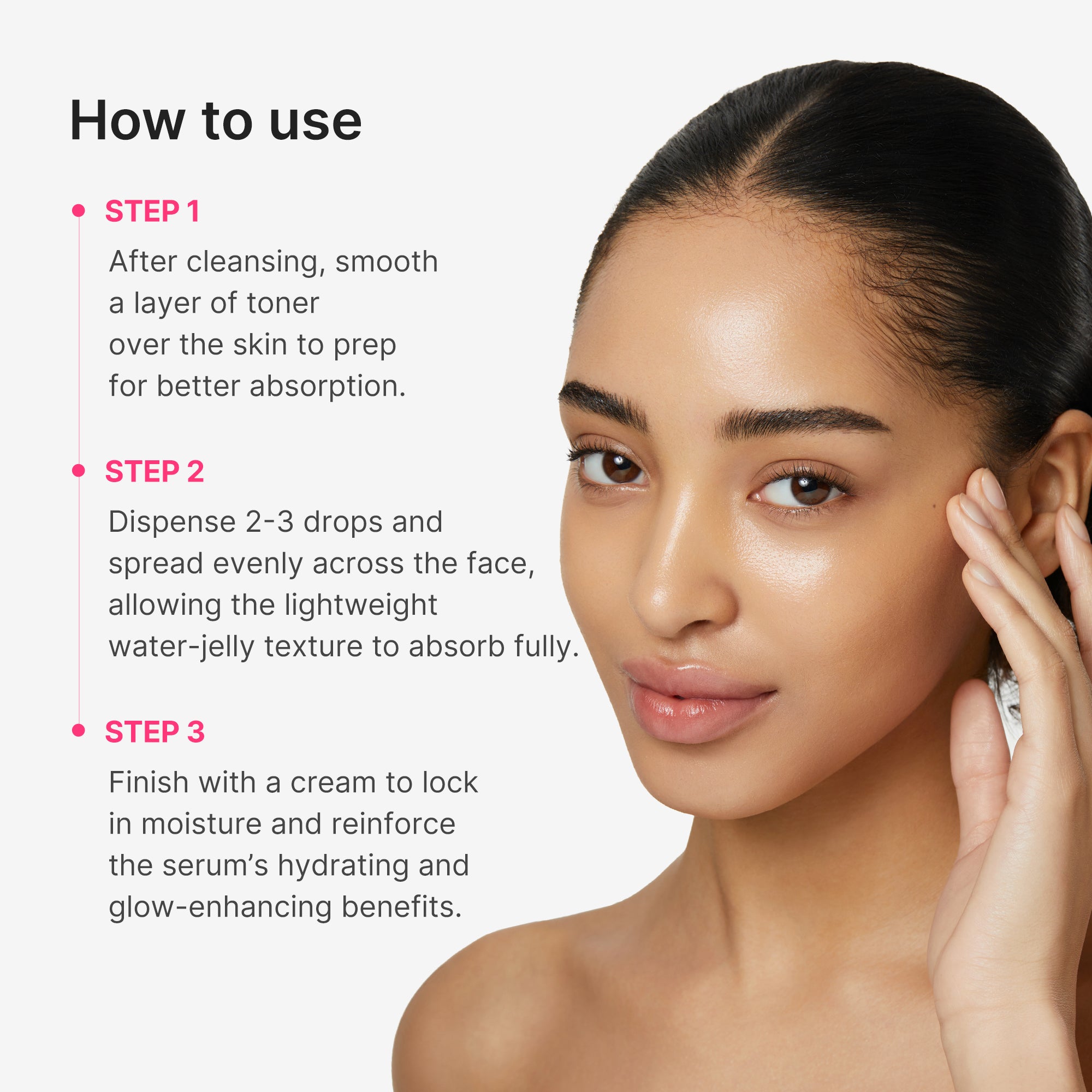 pdrn pink collagen glow jelly serum