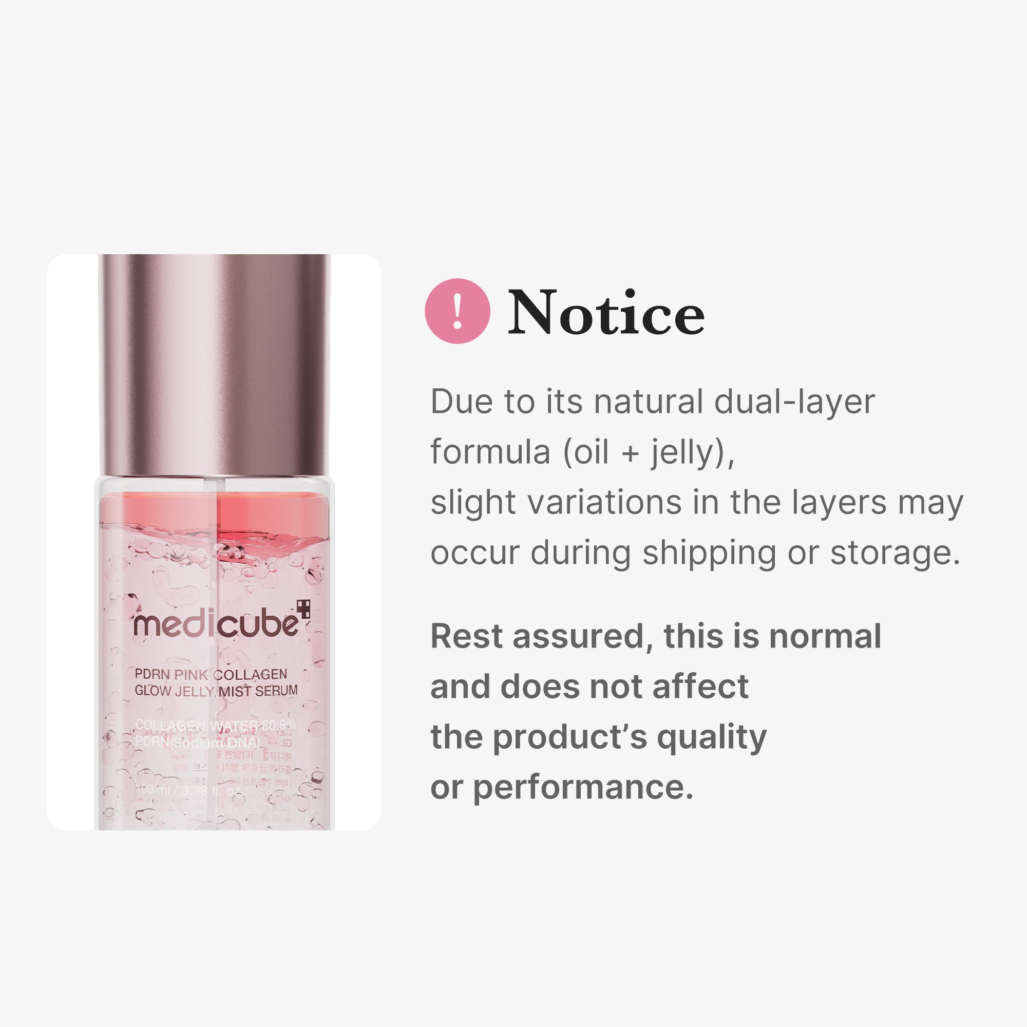 medicube pdrn collagen jelly mist serum