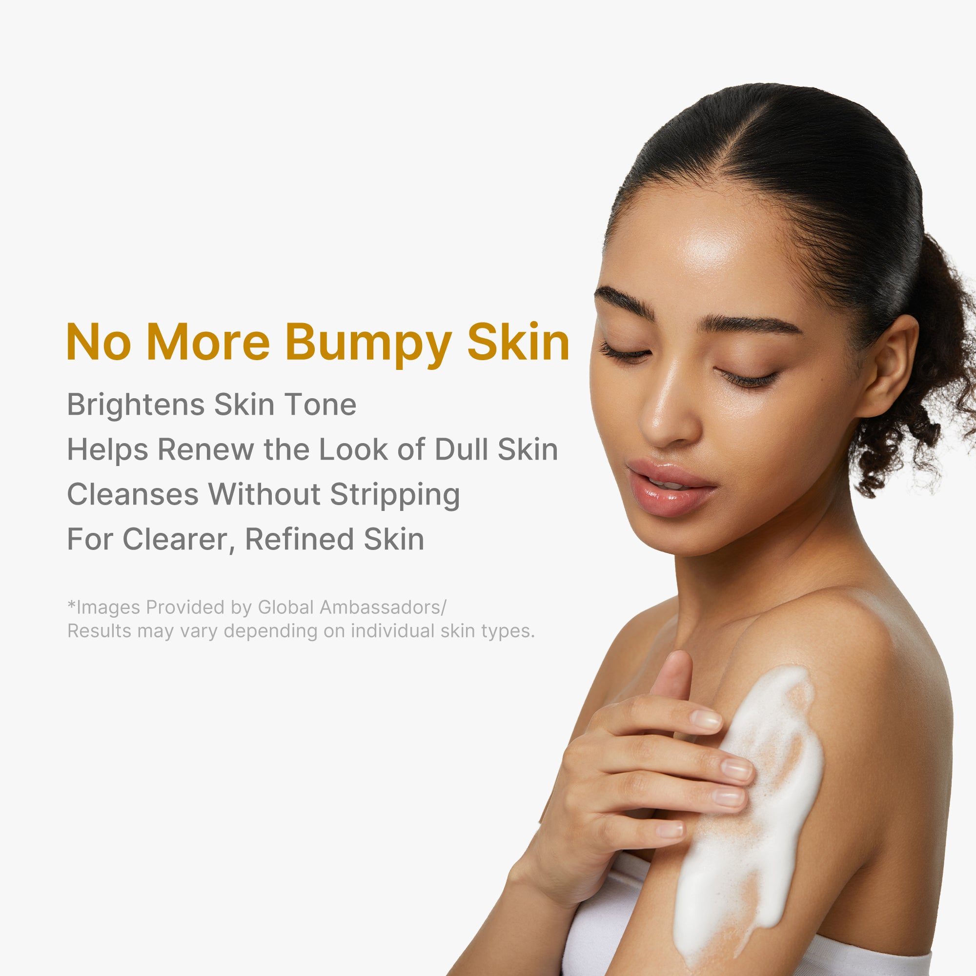 kojic acid gurkemeje brightening body wash