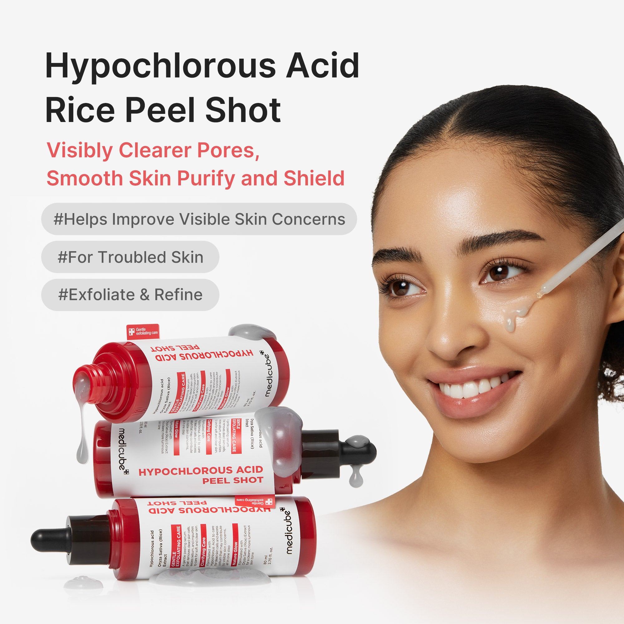 medicube hypochlorous acid peel shot