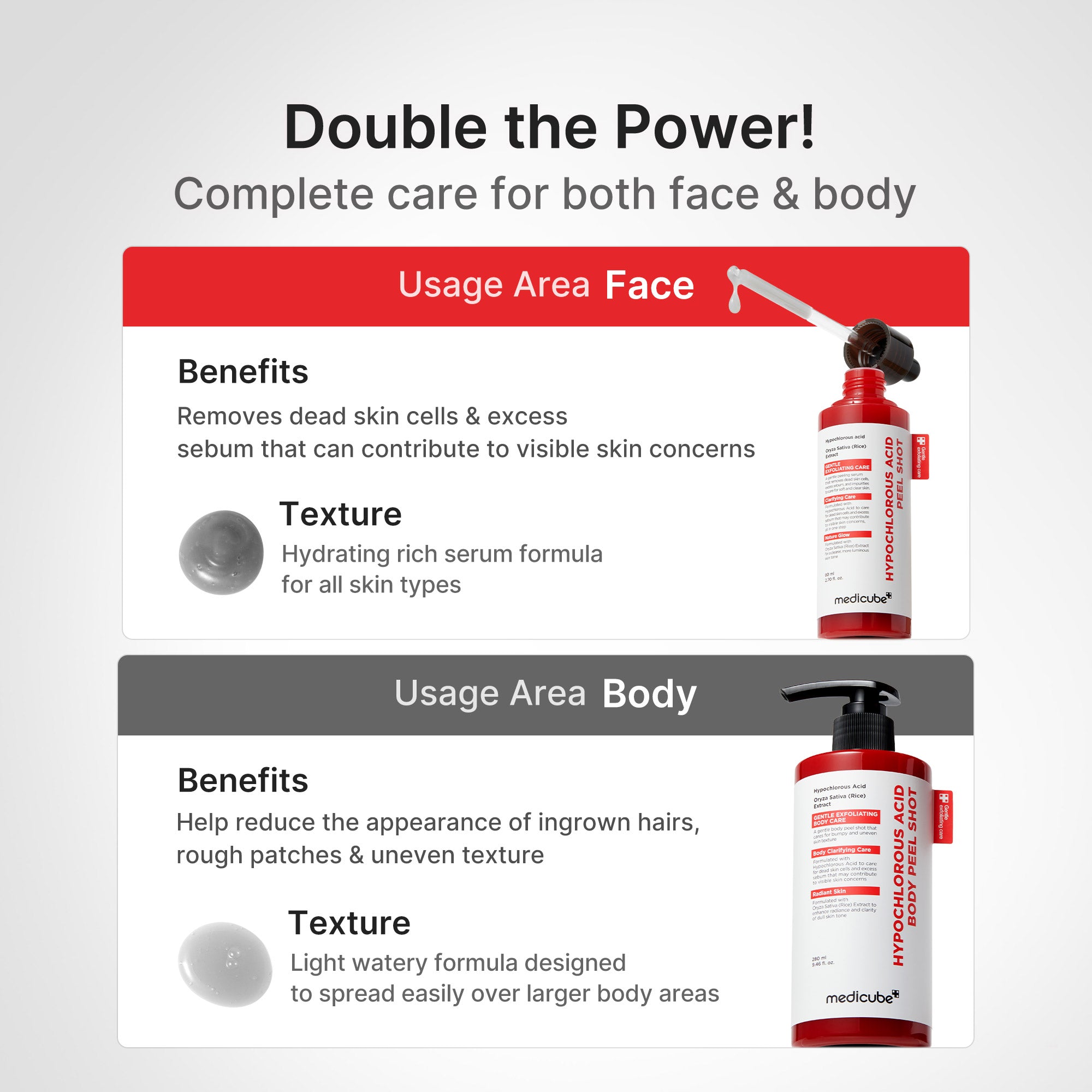 medicube hypochlorous acid peel shot